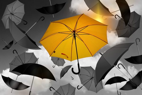 Umbrella, yellow, black — How to Recover Lost Access to Your OK Win Account