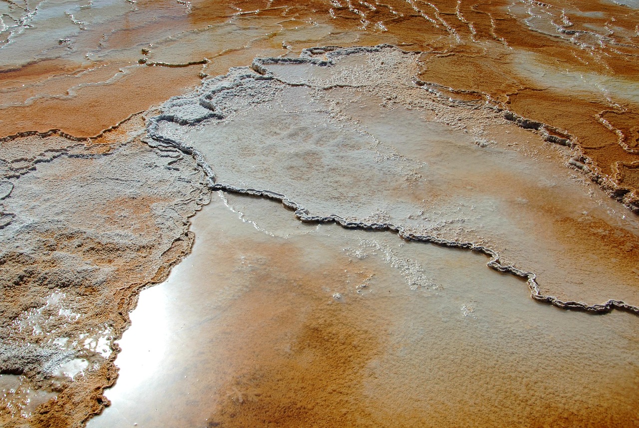 Travertine, mammoth hot springs, yellowstone national park — Sweet, Savory, and Everything in Between: 175 Captions to Satisf